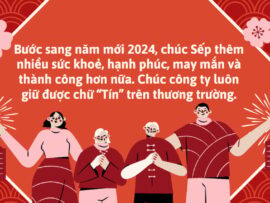 Những lời chúc mừng năm mới 2024 ý nghĩa, tạo ấn tượng tốt dành cho sếp