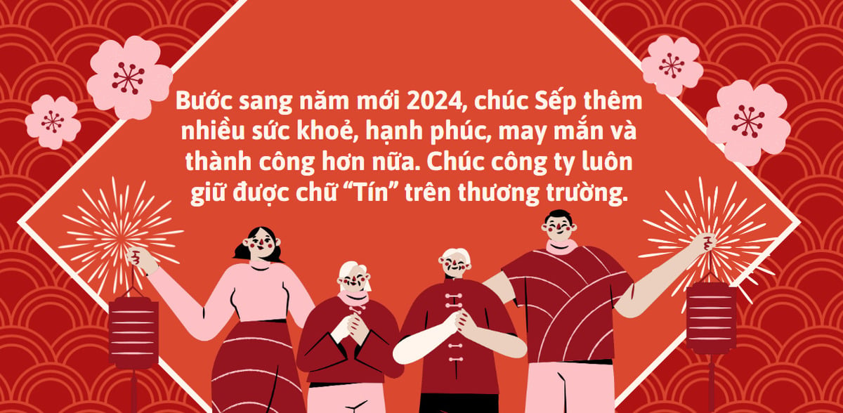 Những lời chúc mừng năm mới 2024 ý nghĩa, hay nhất dành cho sếp.