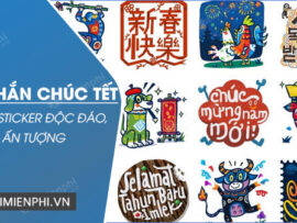 Cách gửi tin nhắn chúc tết trên Facebook với loạt Sticker năm mới độc đáo