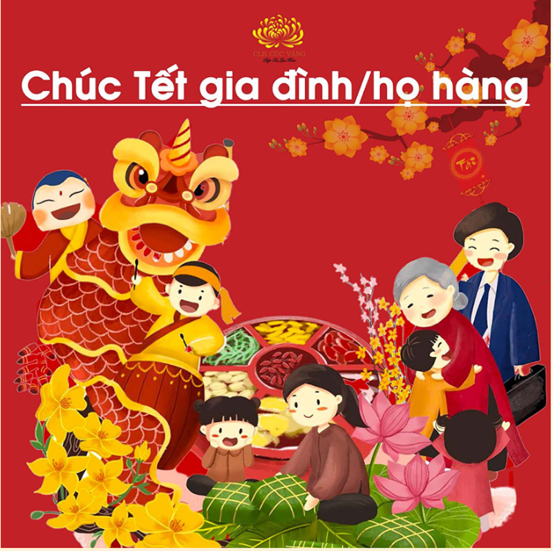 Lời chúc Tết gia đình/ họ hàng