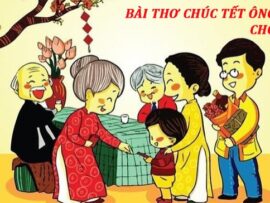 Gợi ý những bài thơ chúc Tết ông bà dễ nhớ, dễ thuộc hay nhất